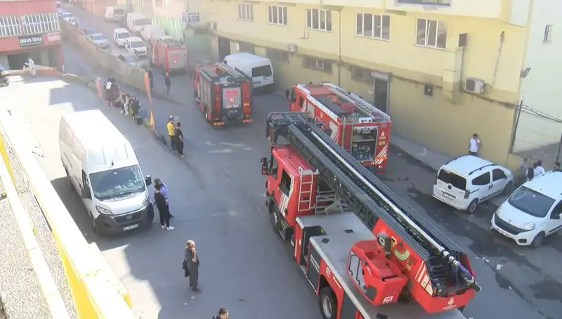 İstanbul'da Tekstil Atölyesinde Yangın: Can ve Mal Kaybı Olmadı