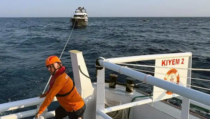 Marmaris Açıklarında Sürüklenen Tekne Dramı: Ekipler Kurtarma Operasyonu Düzenledi