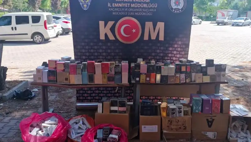 Kayseri'de Kaçak Parfüm Operasyonu: İki Kişi Gözaltına Alındı