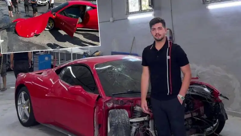15 Milyonluk Ferrari Hurdaya Döndü: Sahibi Duymaktan Şaşırdı!