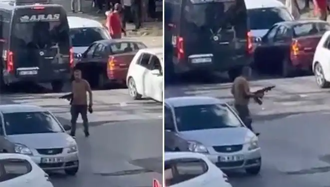 Başakşehir Sokaklarında Korku Dolu Anlar: Pompalı Tüfekle Yolu Kapattı