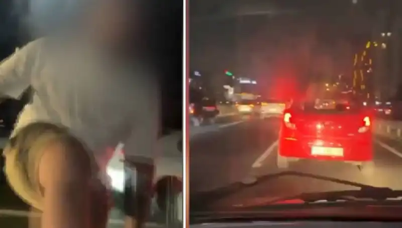 Trafik Magandası Kamerada: Korkunç Olayı Görüntüleyen Güvenlik Kamerası