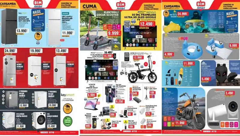 BİM Aktüel Kataloğu ile 8-11 Temmuz’da Yılın Alışveriş Fırsatları