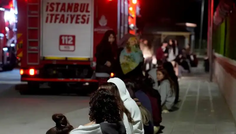 2500 Kişilik Kız Öğrenci Yurdunda Yangın: Panik Anları ve Kurtarma Çabaları