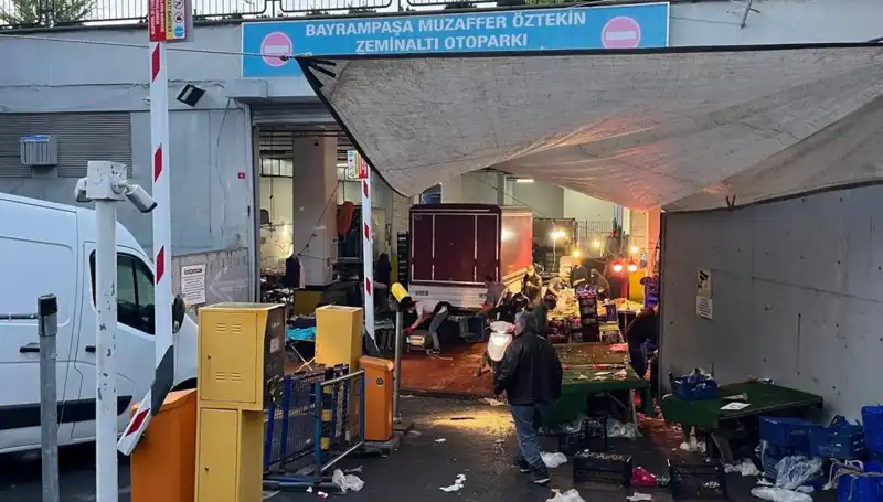 Pazar Yerinde Kaos: Biber Gazı Yüzünden Dağılan Kalabalık!
