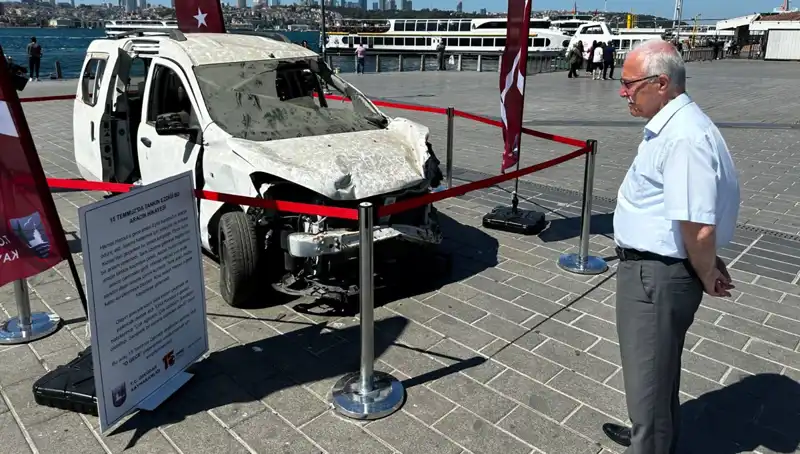 15 Temmuz’un Hatırası: Tankların Ezdiği Otomobiller Sergisi Açıldı